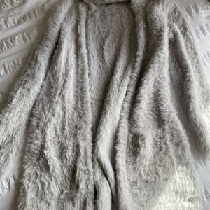 Free people fuzzy cardigan